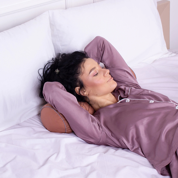 Фото - Подушка валик MirSon №8569 Naturale Line 15-1511 Federica Полістирол 100х20 см (2200006345497)