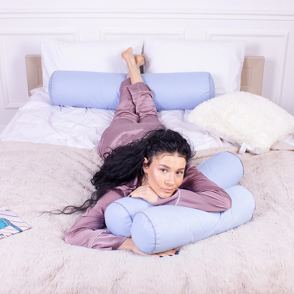 Фото - Подушка валик MirSon №8571 Naturale Line 12-4608 Lucretia Полістирол 70х16 см (2200006345589)