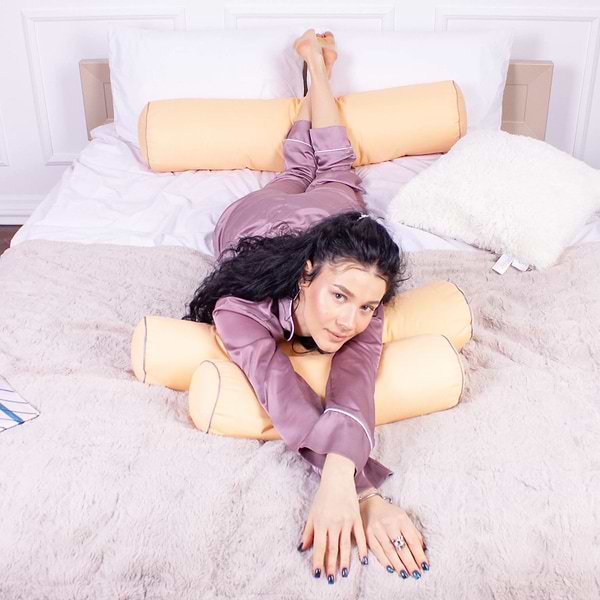 Фото - Подушка валик MirSon №8552 Naturale Line 13-1027 Colombo 100% Memory 70х20 см (2200006344452)