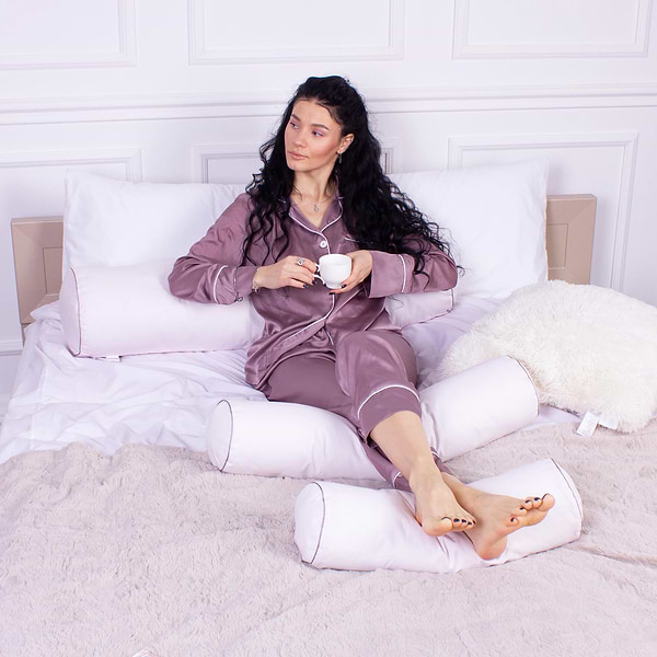 Фото - Подушка валик MirSon №8364 Naturale Line 11-2409 Elma Tencel 100х16 см (2200006251736)