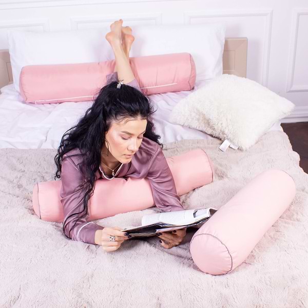 Фото - Подушка валик MirSon №8506 Naturale Line 14-1312 Domiano 50% Memory 100х20 см (2200006341710)