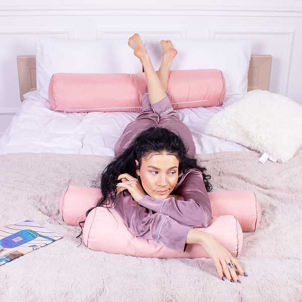 Фото - Подушка валик MirSon №8506 Naturale Line 14-1312 Domiano 50% Memory 100х20 см (2200006341710)