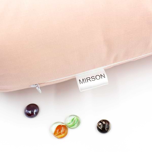 Фото - Подушка валик MirSon №8538 Naturale Line 14-1312 Domiano 100% Memory 100х16 см (2200006343622)