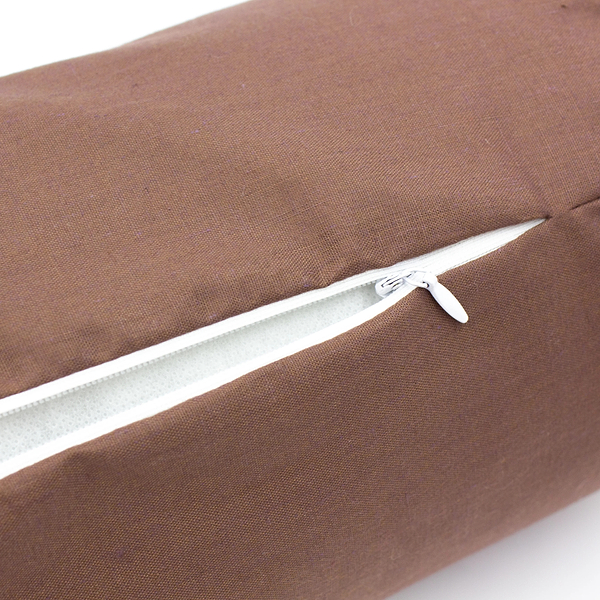 Фото - Подушка валик MirSon №8377 Naturale Line 19-1217 Chocolate Perla BamBoo 100х20 см (2200006252528)