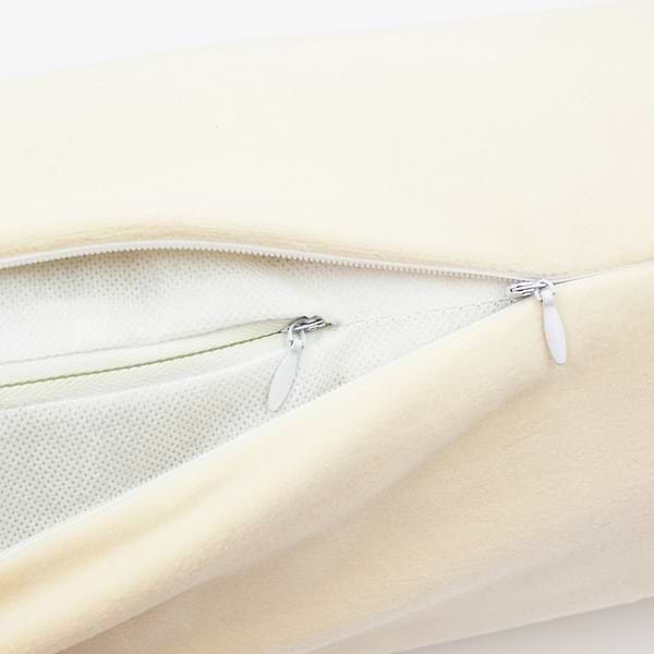 Фото - Подушка валик MirSon №8555 Velvet Line 28-0004 Cream 100% Memory 60х16 см (2200006344605)