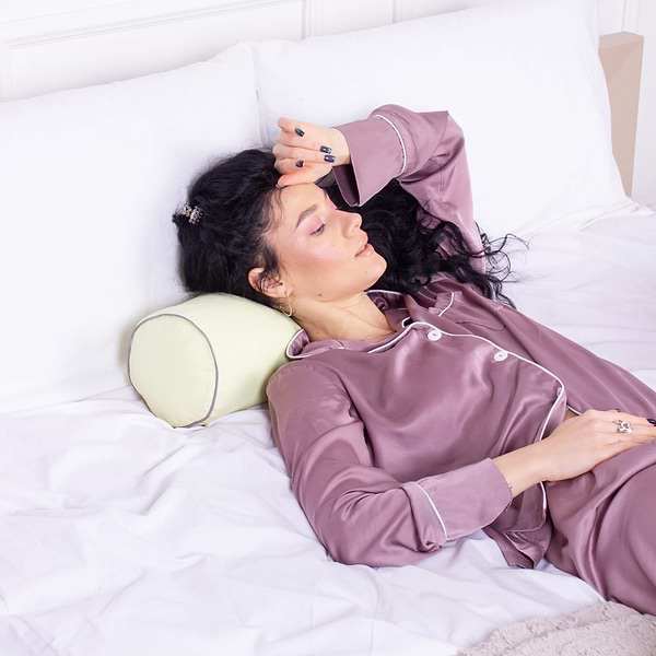 Фото - Подушка валик MirSon №8115 Naturale Line 12-0525 Tiziana EcoSilk 60х16 см (2200006248309)