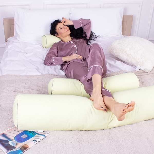 Фото - Подушка валик MirSon №8115 Naturale Line 12-0525 Tiziana EcoSilk 60х16 см (2200006248309)