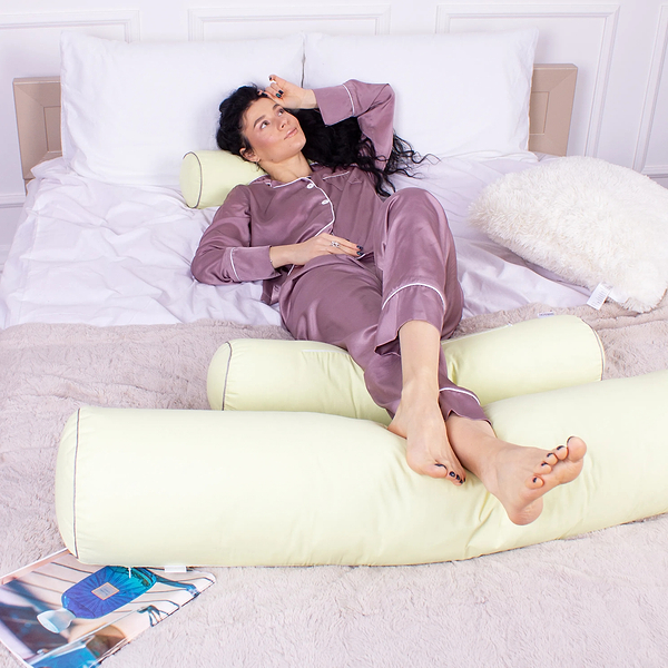 Фото - Подушка валик MirSon №8574 Naturale Line 12-0525 Tiziana Полистирол 100х20 см (2200006345794)