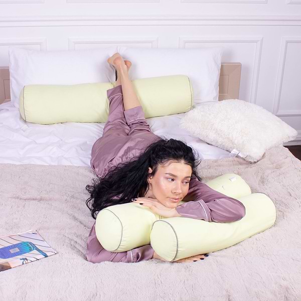 Фото - Подушка валик MirSon №8368 Naturale Line 12-0525 Tiziana Tencel 60х16 см (2200006251934)