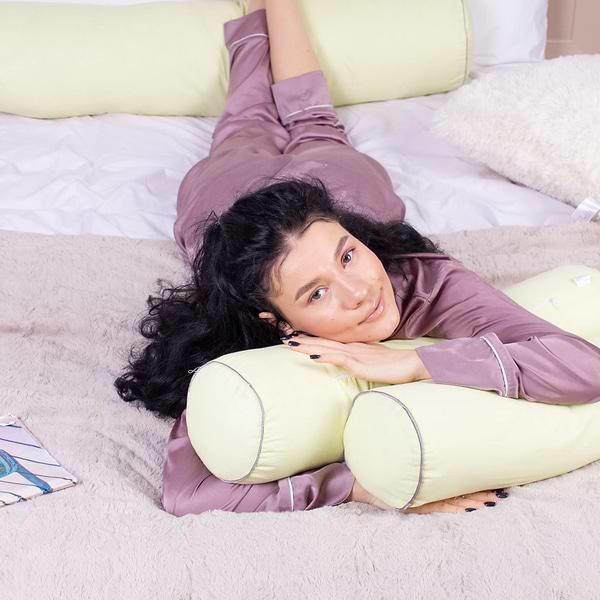 Фото - Подушка валик MirSon №8368 Naturale Line 12-0525 Tiziana Tencel 60х16 см (2200006251934)