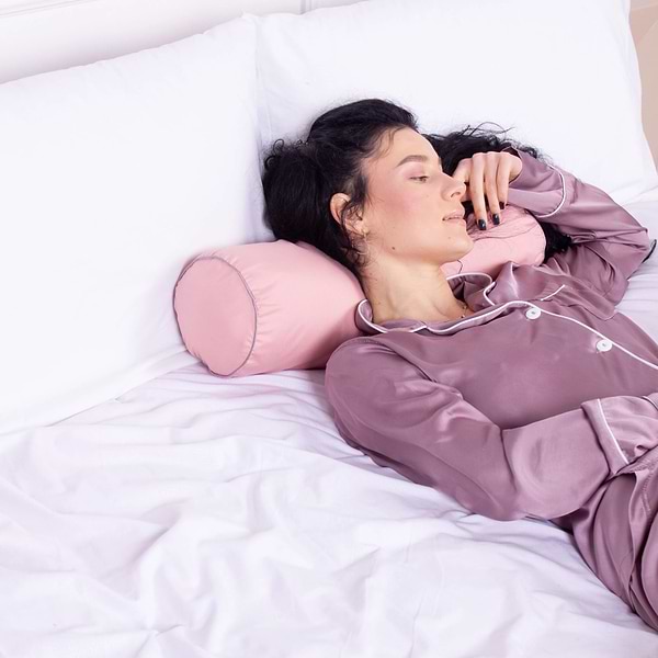 Фото - Подушка валик MirSon №8563 Eco Line Coral Полистирол 100х16 см (2200006345121)