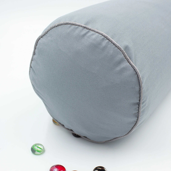 Фото - Подушка валик MirSon №8529 Eco Line Gray 100% Memory 60х16 см (2200006343042)