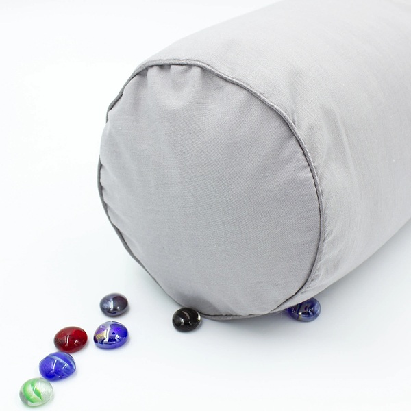 Фото - Подушка валик MirSon №8350 Naturale Line 16-5703 Light Gray Tencel 60х20 см (2200006250876)