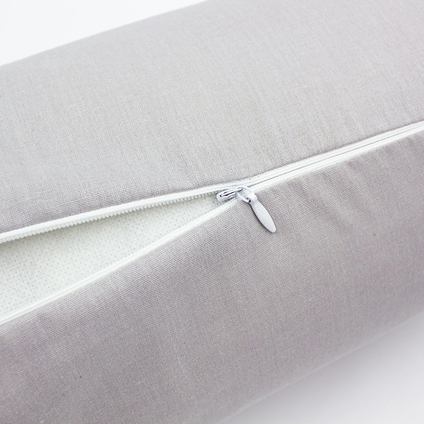 Фото - Подушка валик MirSon №8350 Naturale Line 16-5703 Light Gray Tencel 60х20 см (2200006250876)