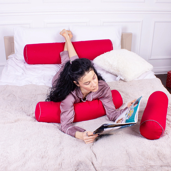 Фото - Подушка валик MirSon №8579 Naturale Line 19-1655 Edmonda Полистирол 70х20 см (2200006346074)