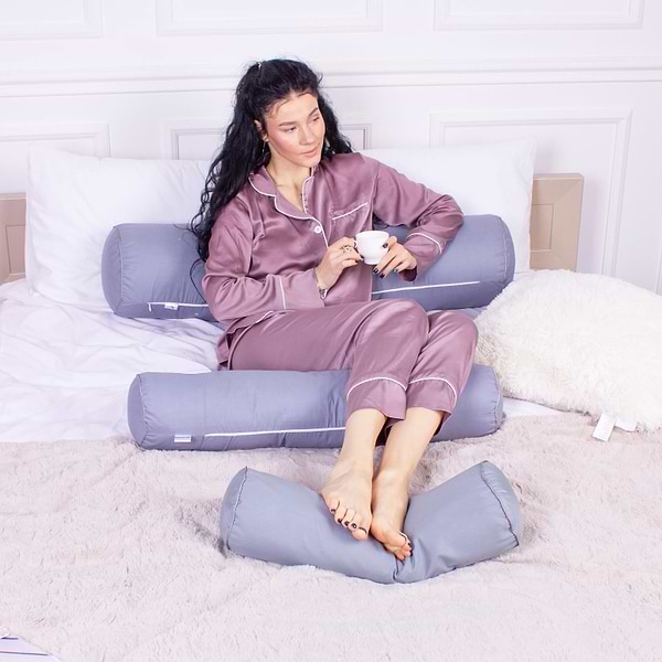 Фото - Подушка валик MirSon №8107 Naturale Line 16-5803 Geronimo EcoSilk 70х20 см (2200006247852)