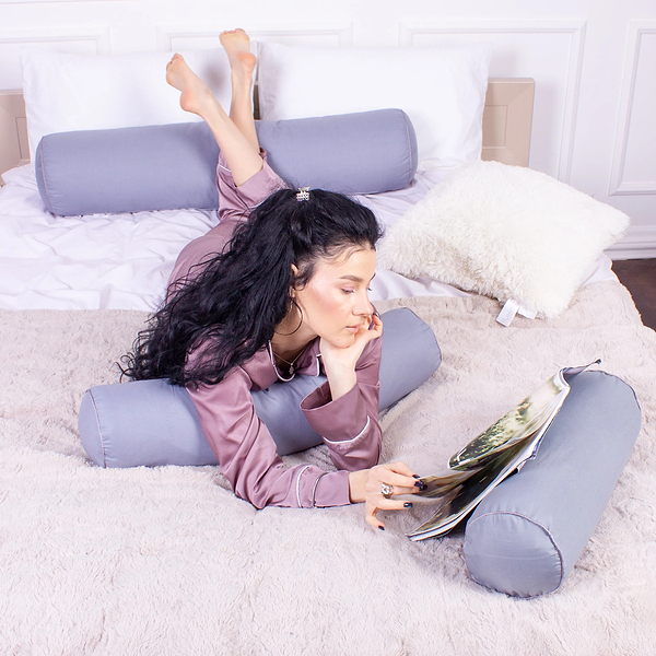 Фото - Подушка валик MirSon №8566 Naturale Line 16-5803 Geronimo Полистирол 100х20 см (2200006345312)