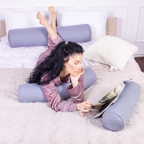 Фото - Подушка валик MirSon №8107 Naturale Line 16-5803 Geronimo EcoSilk 70х20 см (2200006247852)