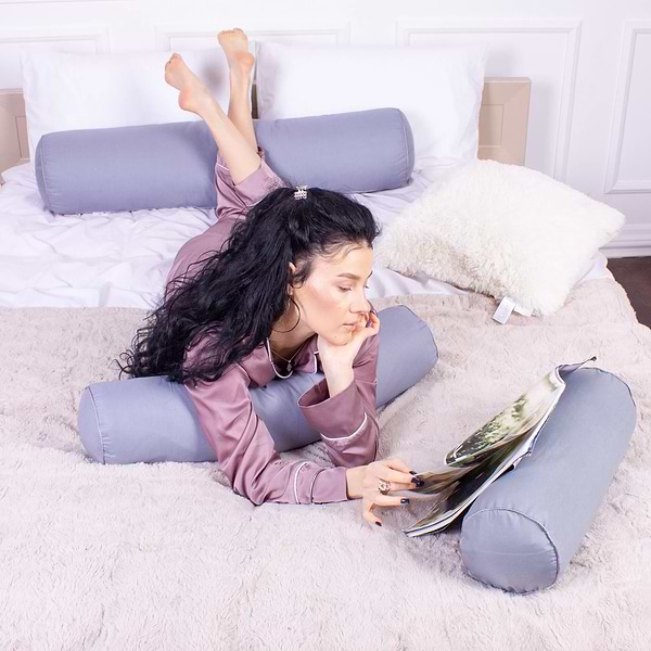 Фото - Подушка валик MirSon №8351 Naturale Line 16-5803 Geronimo BamBoo 60х16 см (2200006250913)