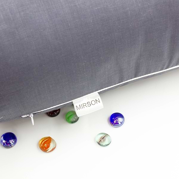 Фото - Подушка валик MirSon №8566 Naturale Line 16-5803 Geronimo Полистирол 70х20 см (2200006345299)