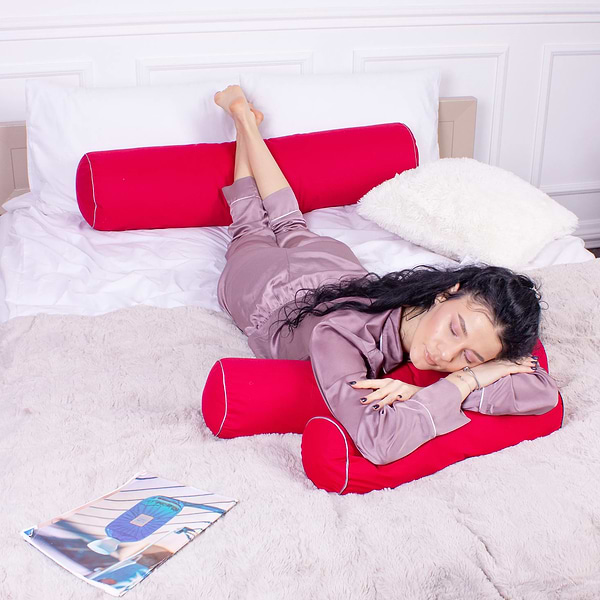 Фото - Подушка валик MirSon №8547 Naturale Line 19-1655 Edmonda 100% Memory 60х20 см (2200006344131)