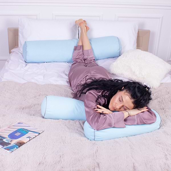 Фото - Подушка валик MirSon №8356 Naturale Line 14-4121 Blanco Tencel 15x50 см (2200006249511)