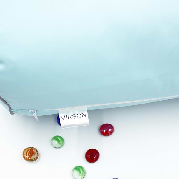 Фото - Подушка валик MirSon №8356 Naturale Line 14-4121 Blanco Tencel 15x50 см (2200006249511)