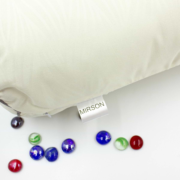 Фото - Подушка валик MirSon №8103 Eco Line Creamy EcoSilk 70х16 см (2200006247593)