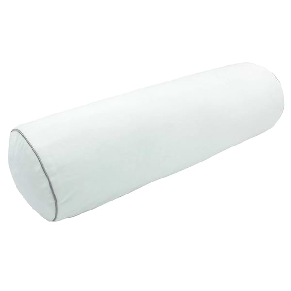 Фото - Подушка валик MirSon №8553 Velvet Line 28-0001 White 100% Memory 60х20 см (2200006344490)