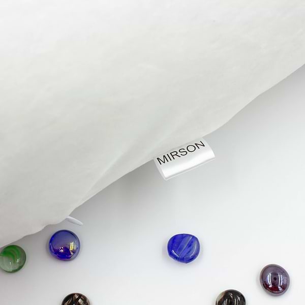 Фото - Подушка валик MirSon №8521 Velvet Line 28-0001 White 50% Memory 100х20 см (2200006342618)