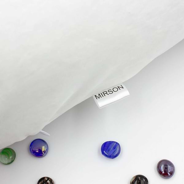 Фото - Подушка валик MirSon №8126 Velvet Line 28-0001 White EcoSilk 70х16 см (2200006248972)