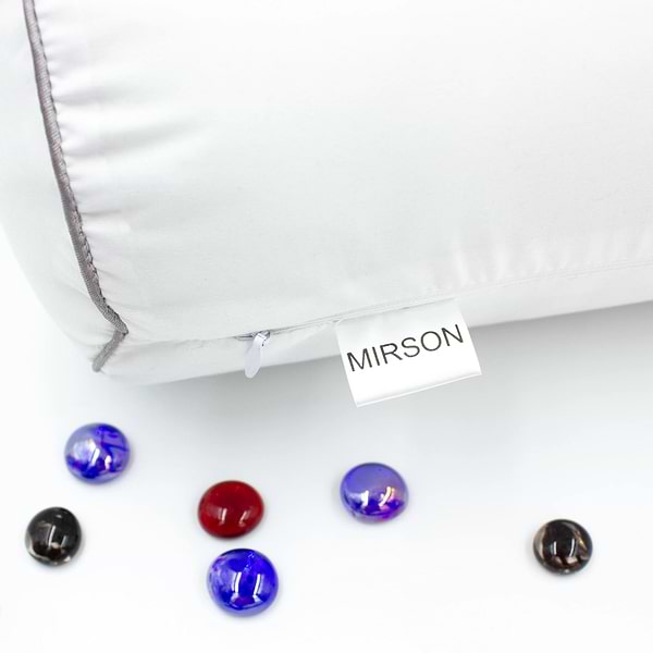 Фото - Подушка валик MirSon №8559 Eco Line White Полистирол 100х16 см (2200006344889)