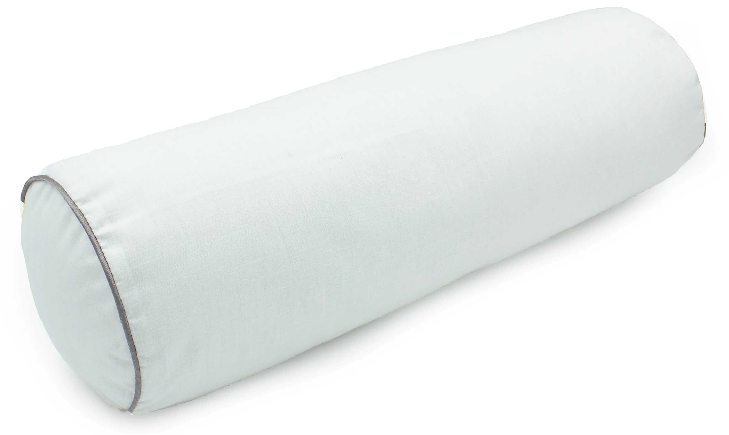 Подушка валик MirSon №8532 Naturale Line 11-2107 White 100% Memory 60х20 см (2200006343233)