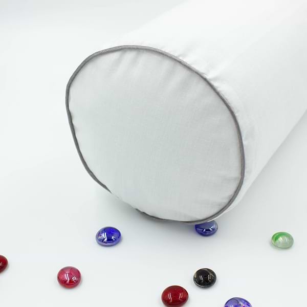 Фото - Подушка валик MirSon №8347 Naturale Line 11-2107 White BamBoo 60х16 см (2200006250678)