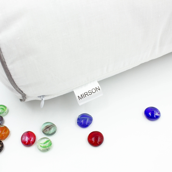 Фото - Подушка валик MirSon №8564 Naturale Line 11-2107 White ) Полистирол 70х16 см (2200006345169)