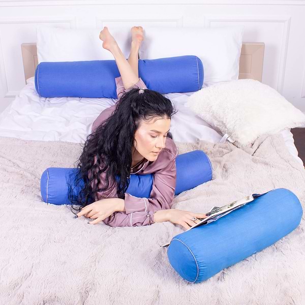 Фото - Подушка валик MirSon №8383 Naturale Line 19-4150 Ofelia BamBoo 70х16 см (2200006252849)