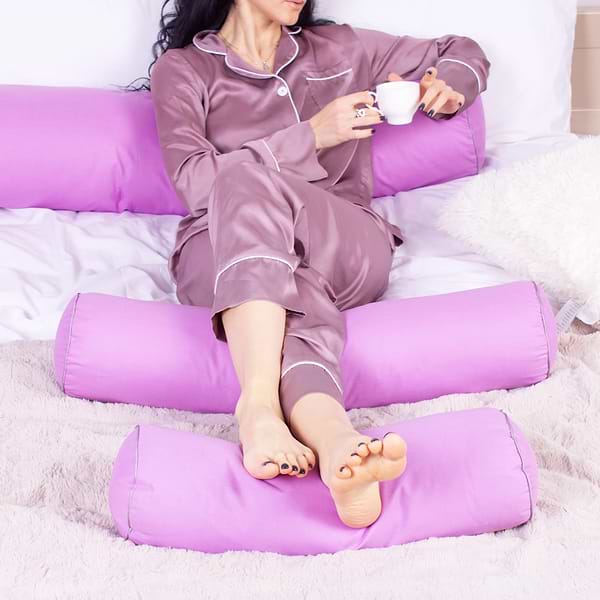 Фото - Подушка валик MirSon №8512 Naturale Line 16-3310 Bernarda 50% Memory 100х20 см (2200006342076)