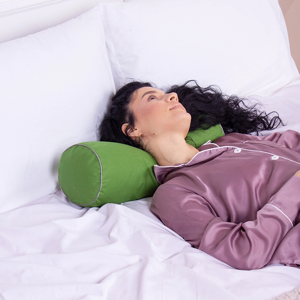 Фото - Подушка валик MirSon №8121 Naturale Line 18-0130 Carolina EcoSilk 100х20 см (2200006248712)