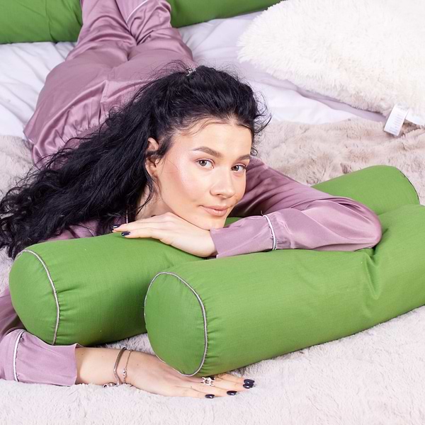 Фото - Подушка валик MirSon №8380 Naturale Line 18-0130 Carolina Tencel 60х20 см (2200006252672)