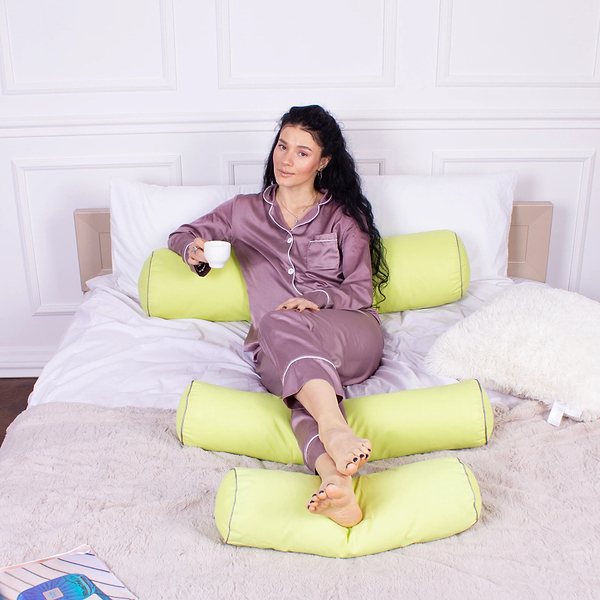 Фото - Подушка валик MirSon №8370 Naturale Line 12-0714 Daniela Tencel 60х16 см (2200006252054)