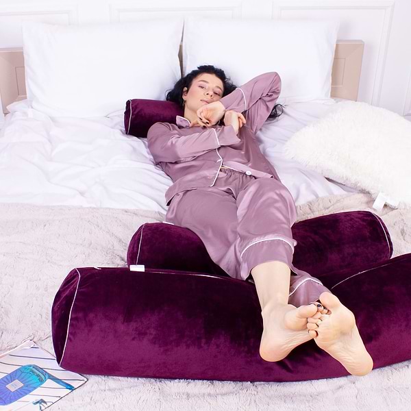 Фото - Подушка валик MirSon №8127 Velvet Line 28-0002 Excalibur EcoSilk 60х20 см (2200006249047)