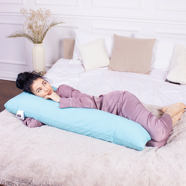 Фото - Подушка для будущих мам MirSon №8421 Ranforce Elite 11-2208 Mint Г-образная (2200006274391)