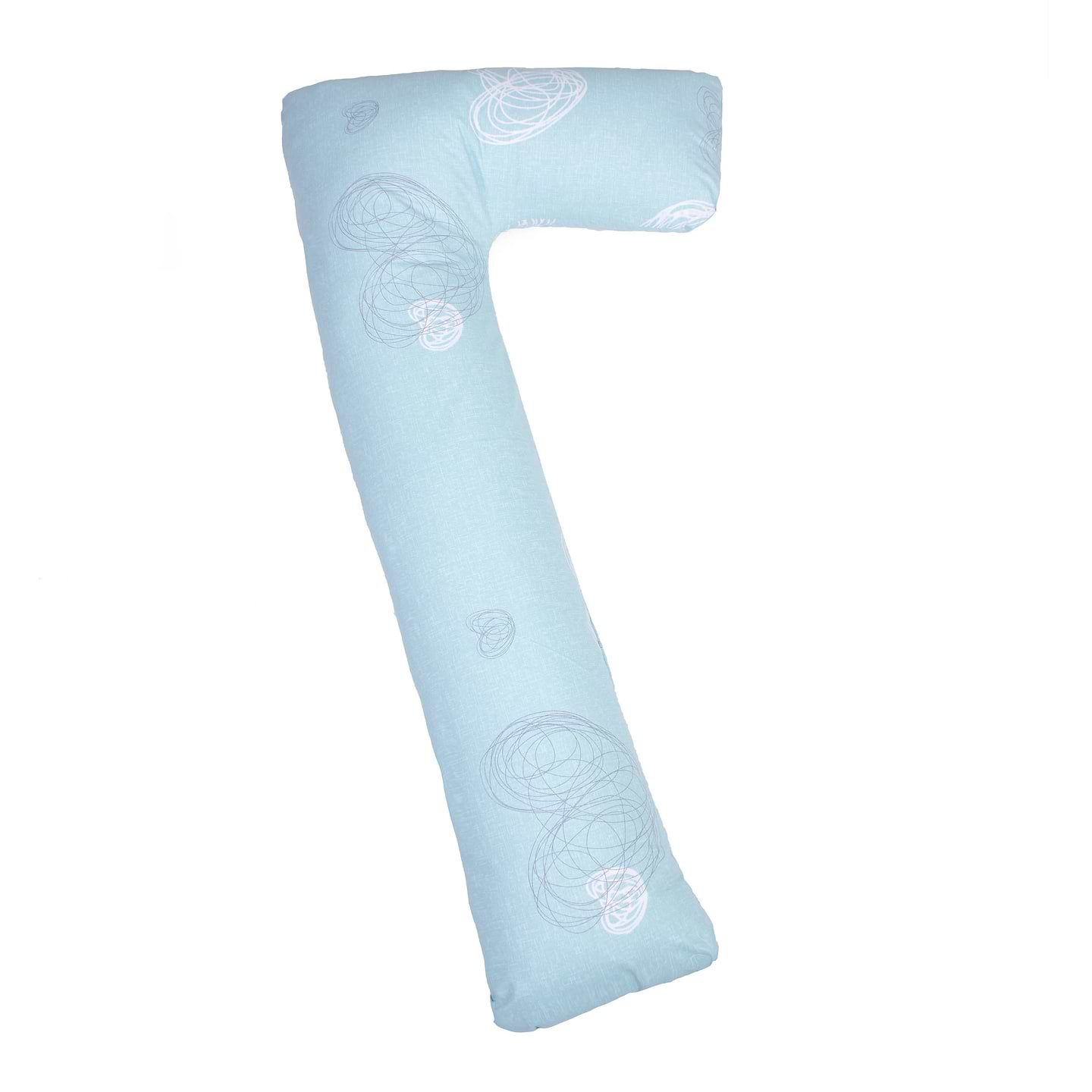 Подушка для будущих мам MirSon №8440 Color Line 17-0169 Deniz Mint Г-образная (2200006274841)