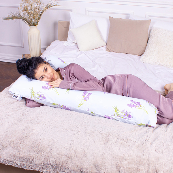 Фото - Подушка для майбутніх мам MirSon №8431 Color Line 17-0130 Lavender sea Г-подібна (2200006274568)