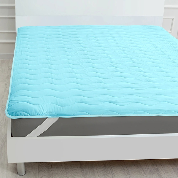 Фото - Наматрасник MirSon Eco Light №1722 Bamboo Blue 150x200 см (2200002890304)