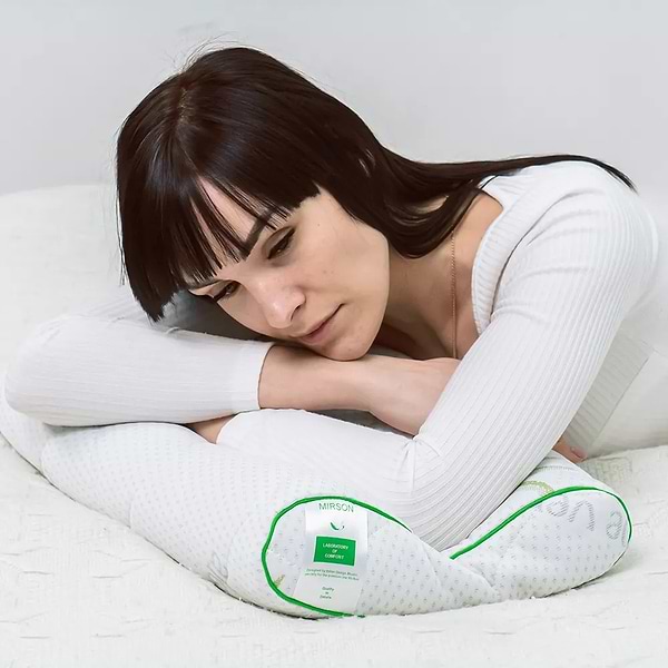 Фото - Подушка ортопедична MirSon №6102 Green nature Alberto 49х32х10.5 (2200003262568)