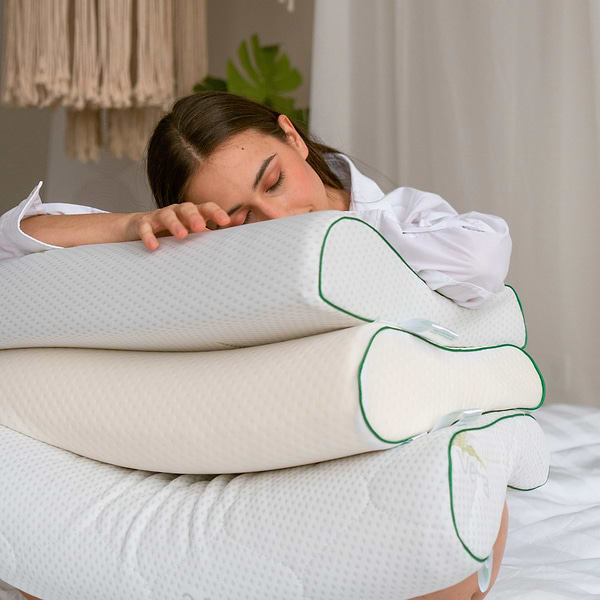 Фото - Подушка ортопедична MirSon №6016 Green nature Julia 58х40х10.5 (2200003261165)