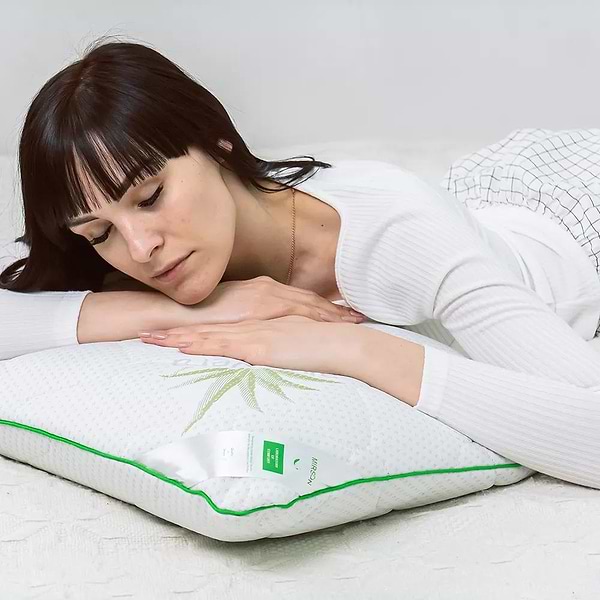 Фото - Подушка ортопедическая MirSon №6081 Green nature Alberto WoMen 59х43х10 (2200003262353)