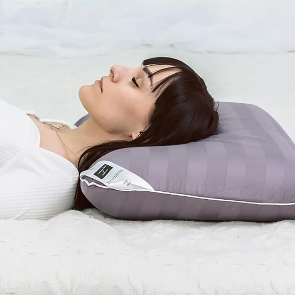 Фото - Подушка ортопедична MirSon №6046 Noble stripe Peony Men 59х43х12 (2200003261691)