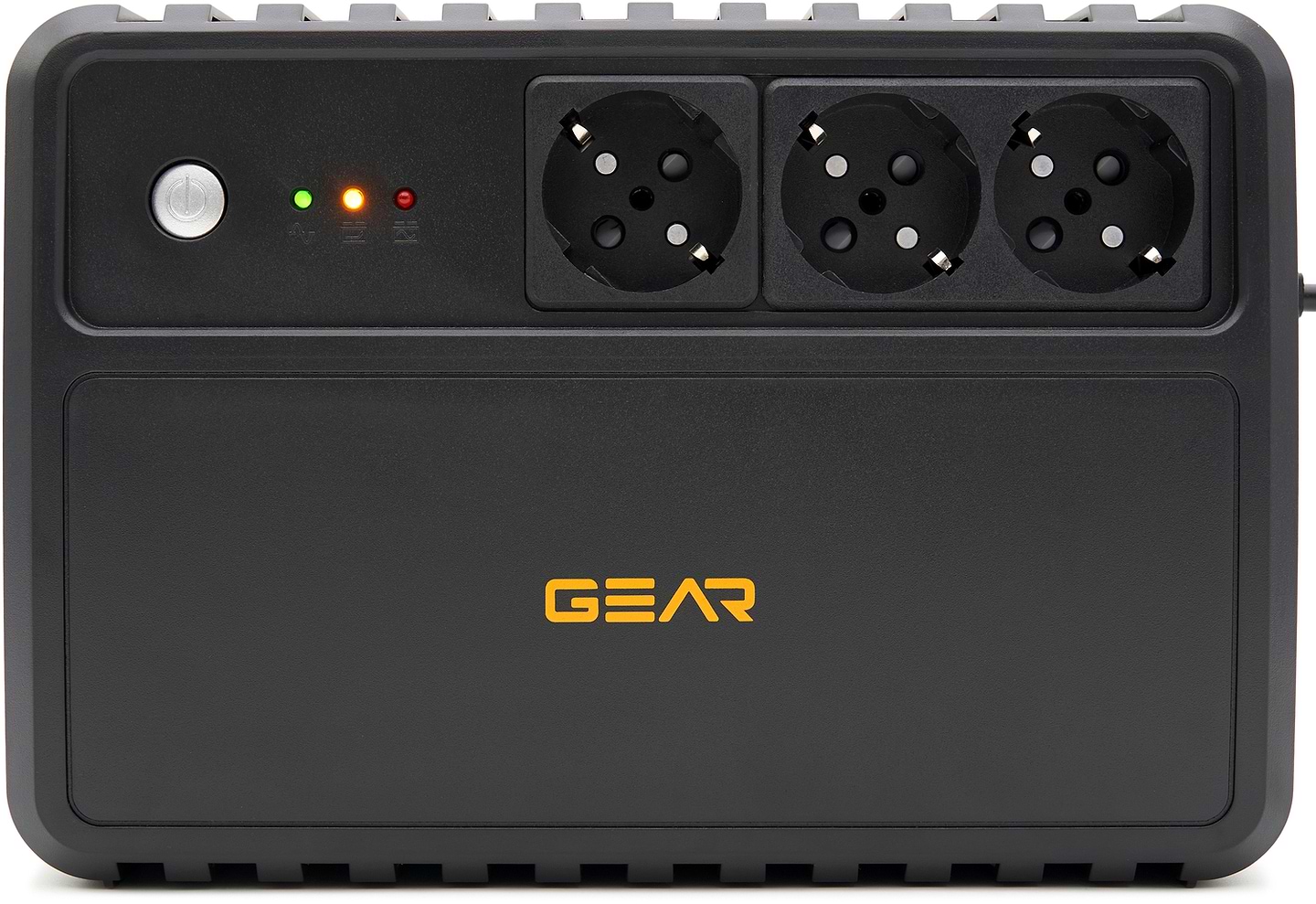 Джерело безперебійного живлення GEAR UPS 1000VA, 600W, AVR, 3Schuko (GU-1000P3)